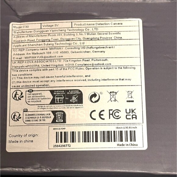 Industrial Endoscope Detection Camera C30 LED Lights HD IP67 Waterproof Hard Cab - Picture 5 of 6